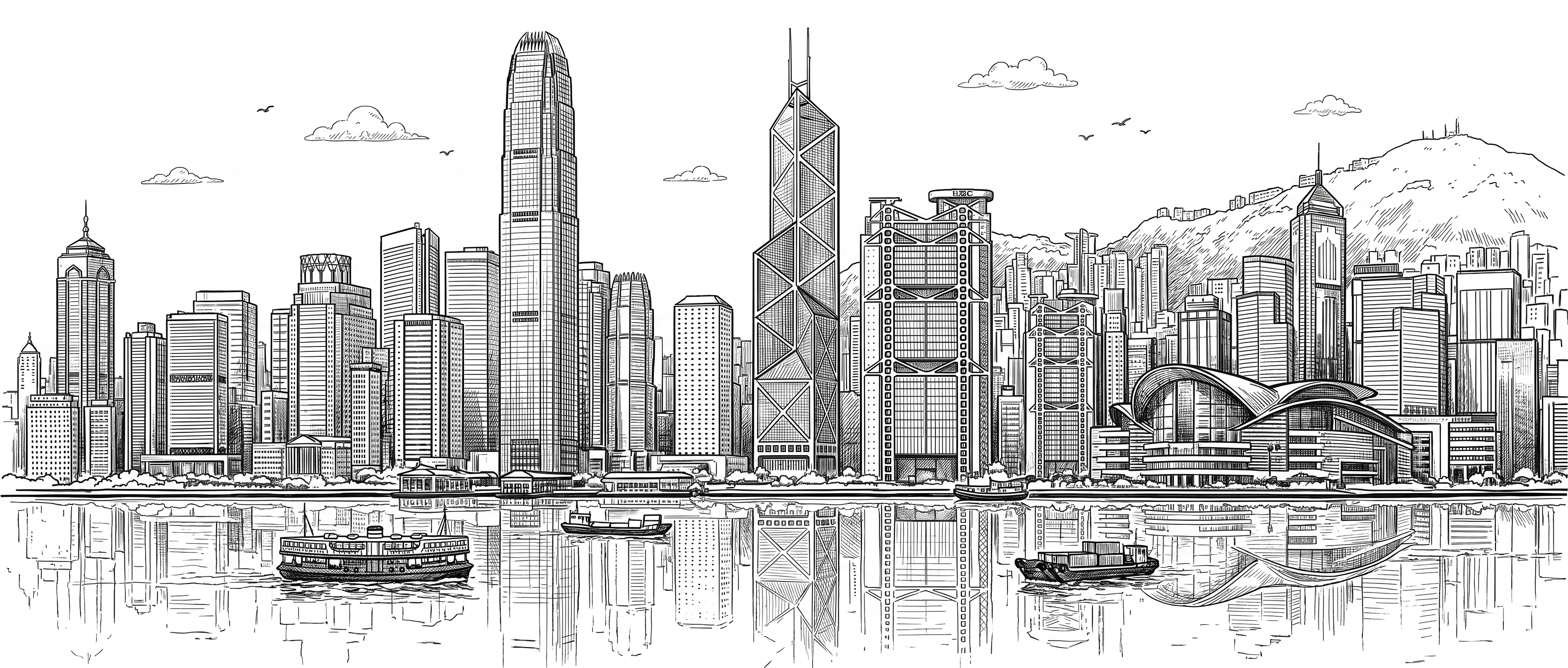 Hong Kong Skyline